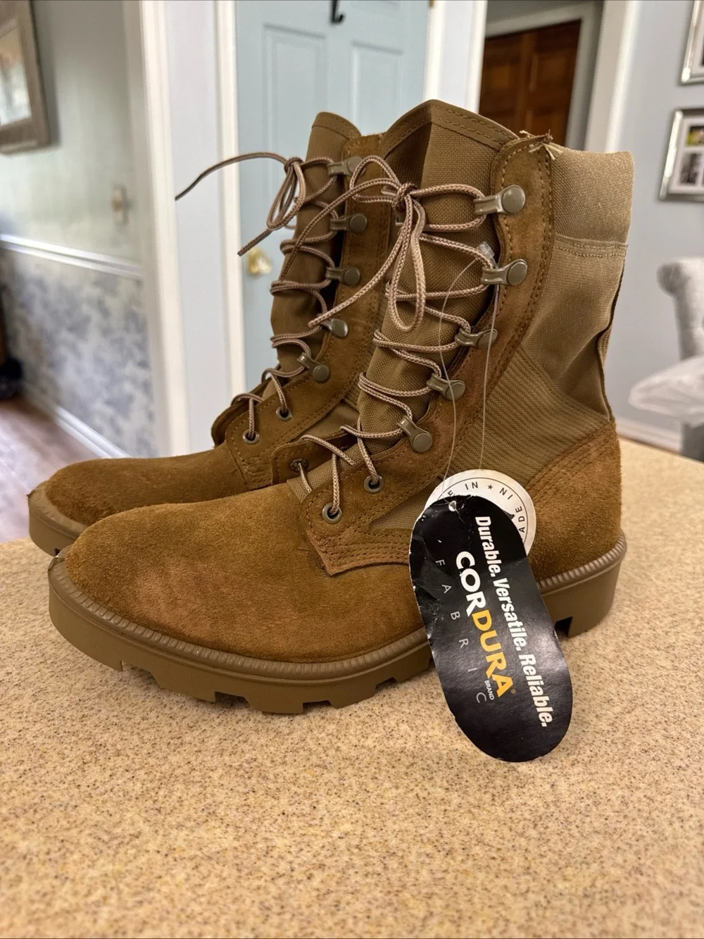 MCRAE GEN 2 HOT WEATHER COYOTE MILITARY VIBRAM® PANAMA OUTSOLE BOOTS 8290 9.5 W